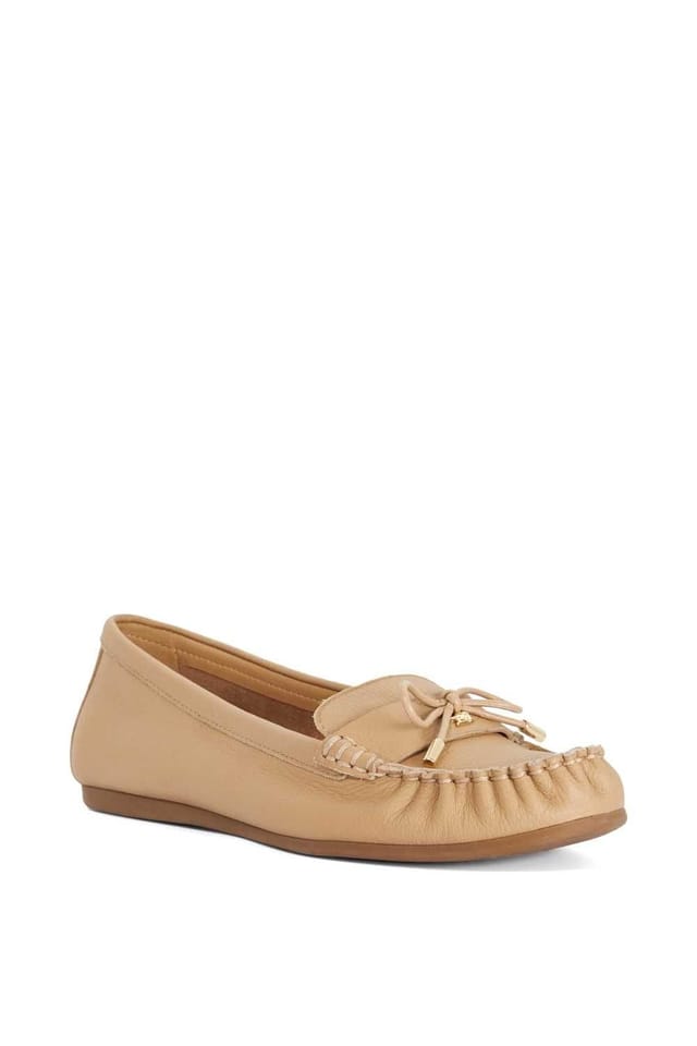 Dune London Dune London Women's 'Grier' Leather Loafers in Natural - 2
