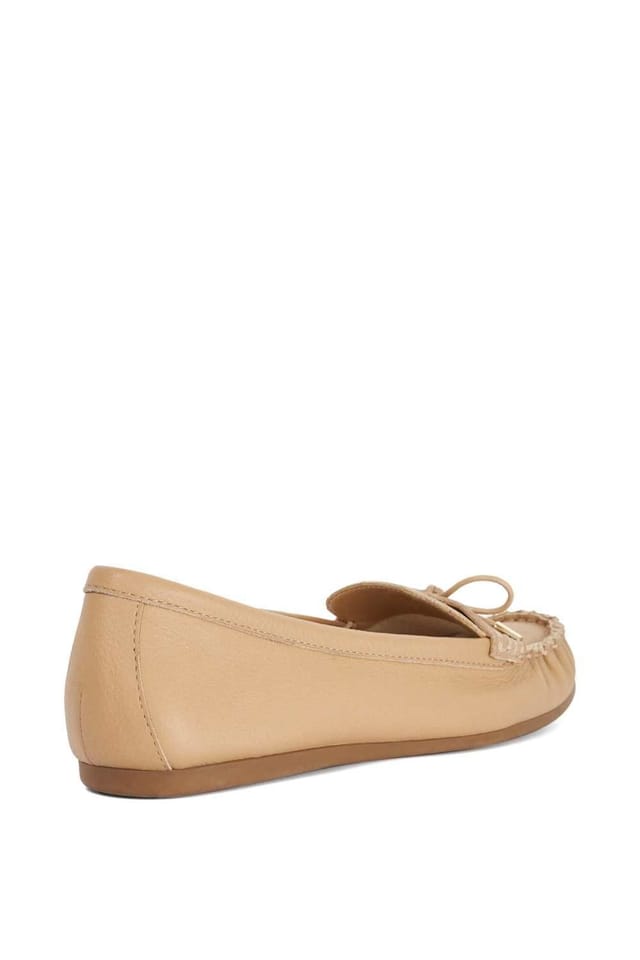 Dune London Dune London Women's 'Grier' Leather Loafers in Natural - 3