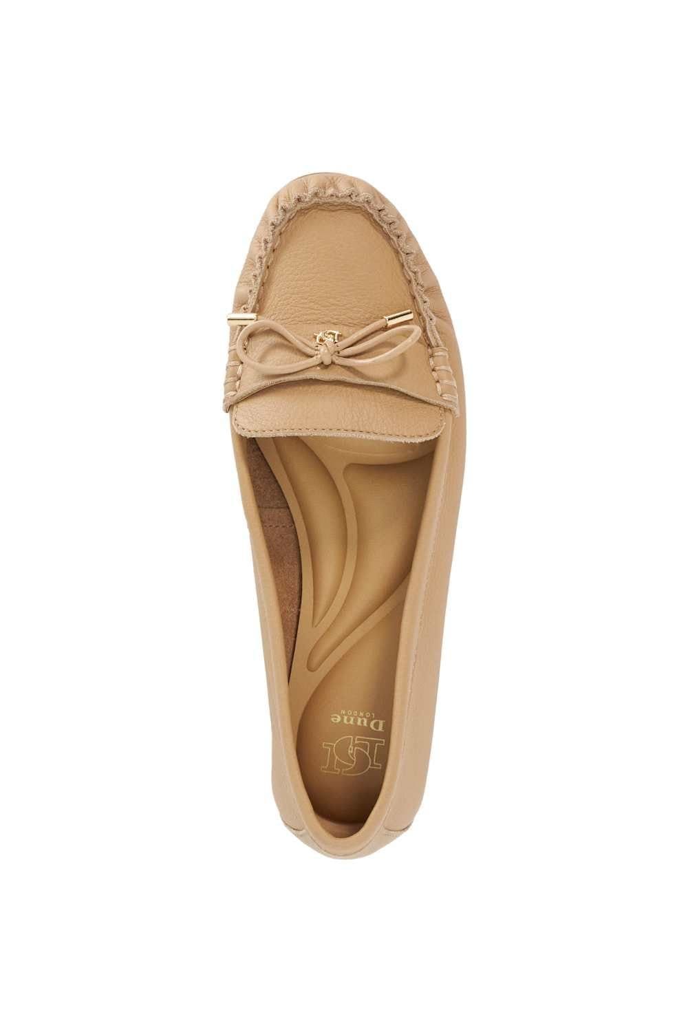 Dune London Dune London Women's 'Grier' Leather Loafers in Natural - 4
