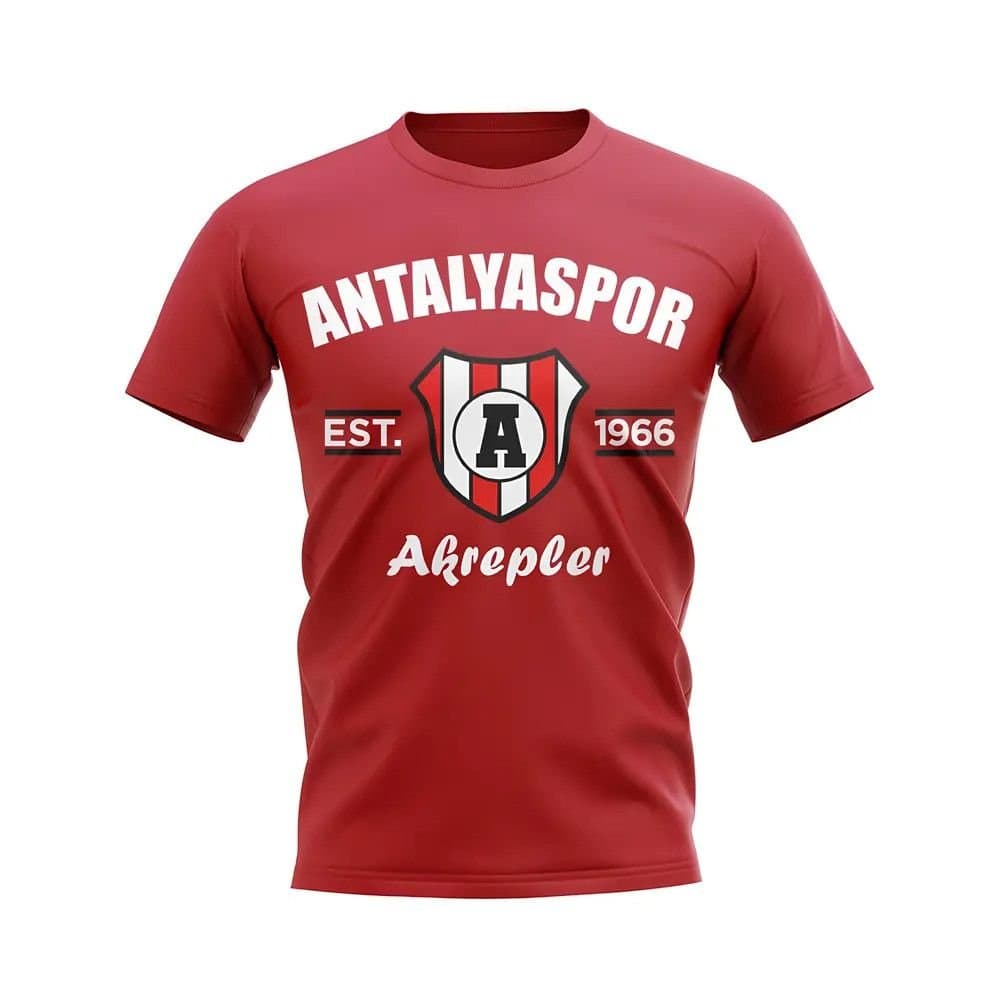 Antalyaspor Antalyaspor Red Personalised Football T-Shirt for Men