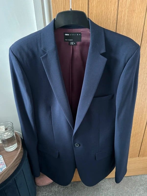 ASOS Navy Blazer Jacket