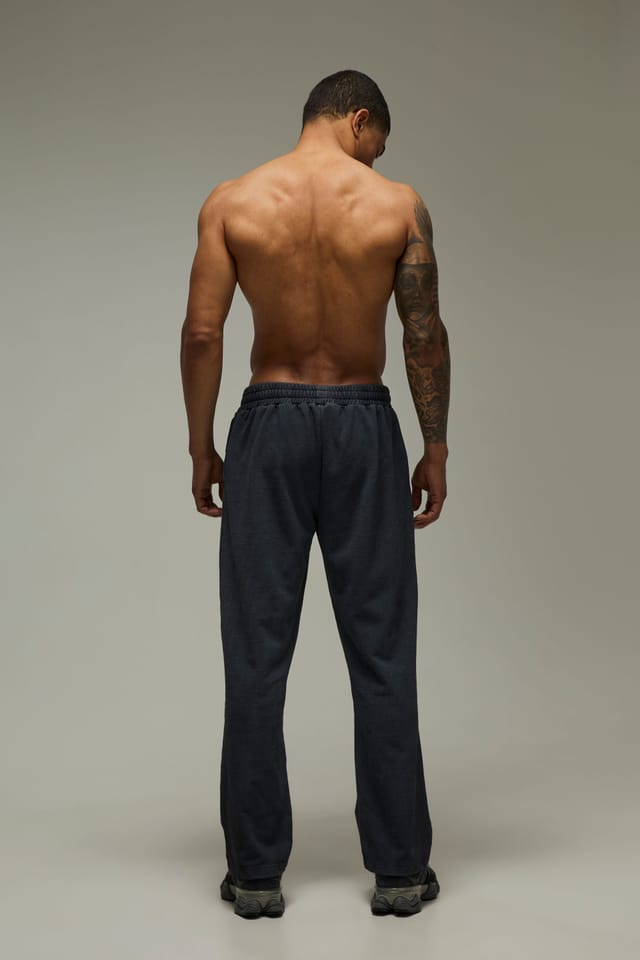 Training Dept. Training Dept. Men's Training Dept Straight Leg Washed Loopback Jogger in Black - 2