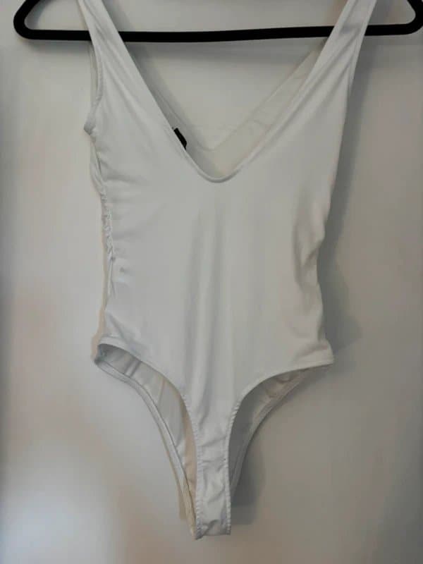 Bershka Bershka White bodysuit