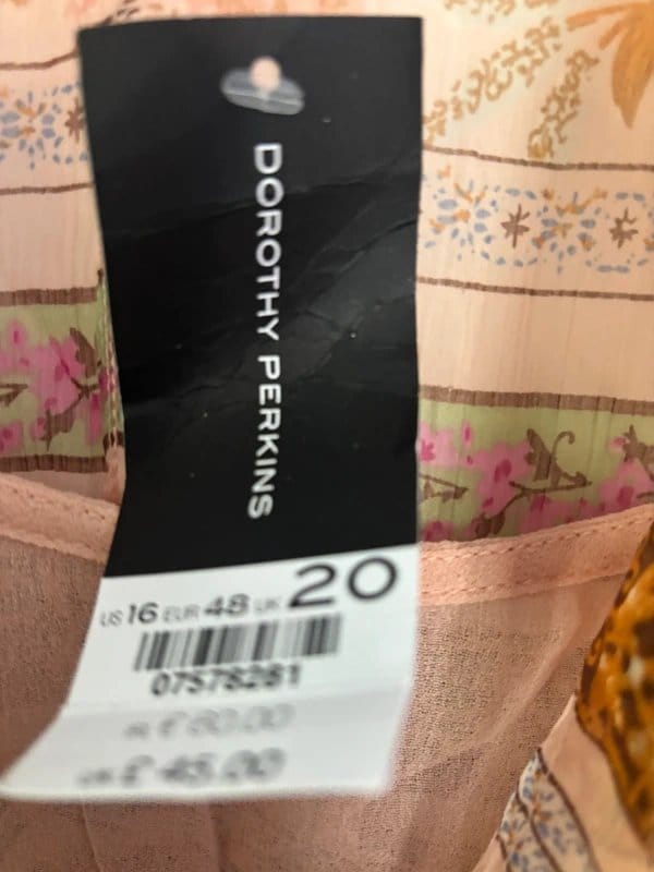 Dorothy Perkins Rose Multi Chiffon Maxi Dress