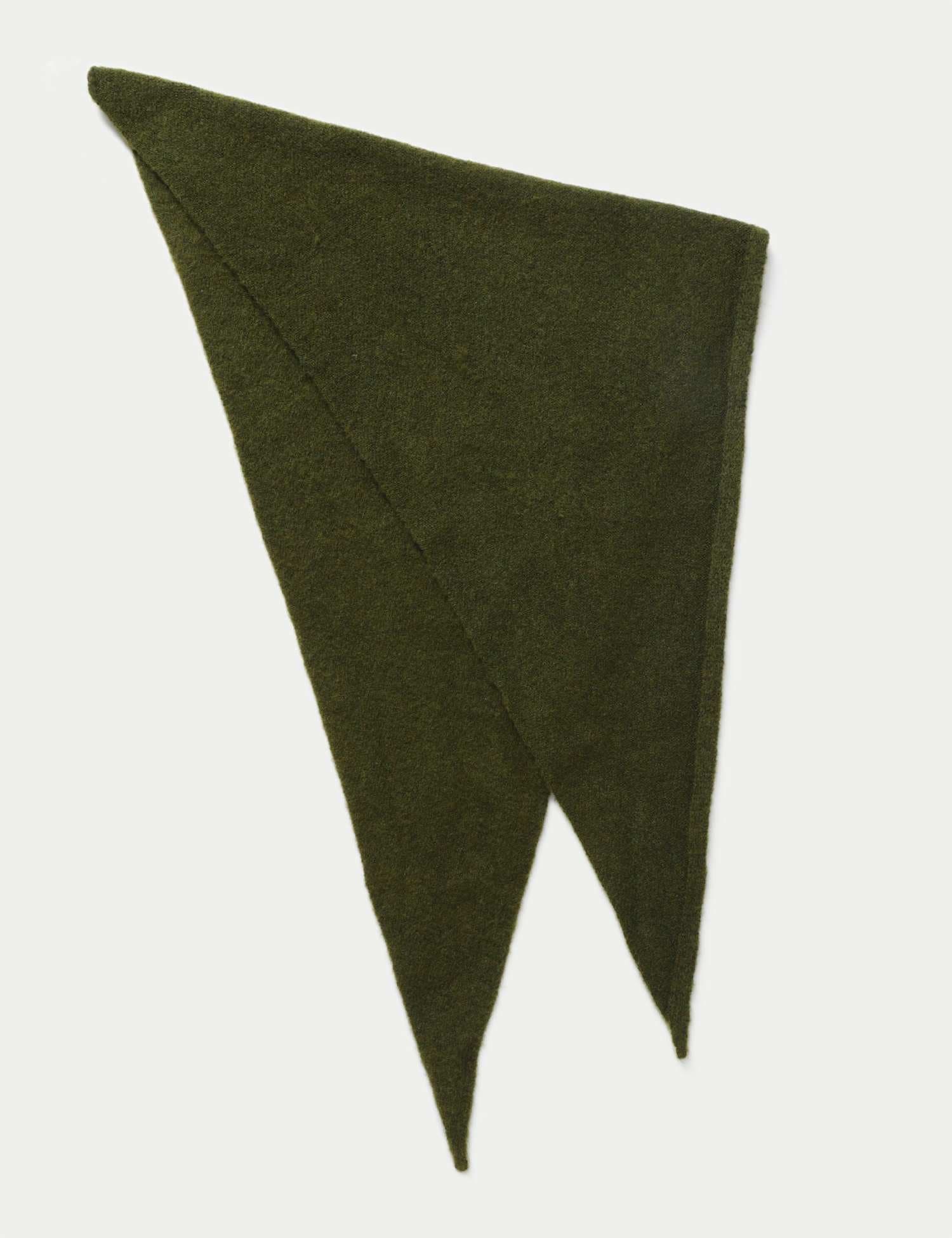 Marks & Spencer M&S Knitted Triangle Neckerchief Green