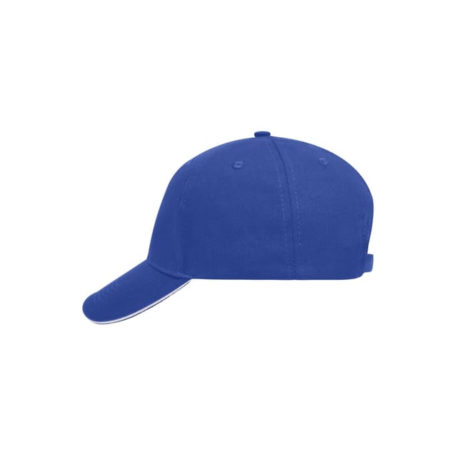 Myrtle Beach Myrtle Beach Men's 5 Panel Sandwich Peak Baseball Cap in Mid Blue - 3