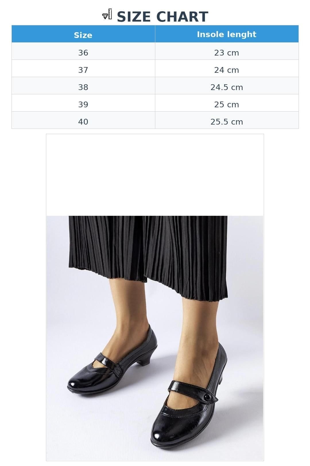 Love Lace Love Lace Women's Simi Low Block Heel Stiletto Pumps with Warm Lining Non Slip in Black - 4