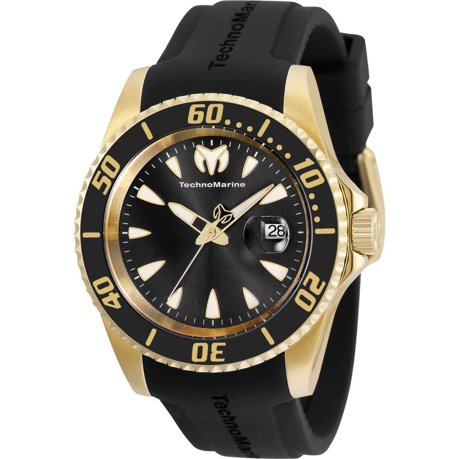 TechnoMarine TechnoMarine Men's TM-220116 Manta 42mm Quartz Watch in Black