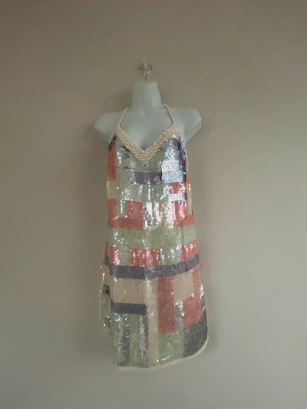 River Island NEW (shop floor) River Island sequin party dress UK 12- RRP £120