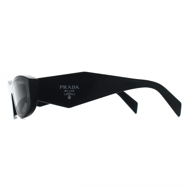 Prada Prada Women's Oval Black Dark Grey PRB16S - 3