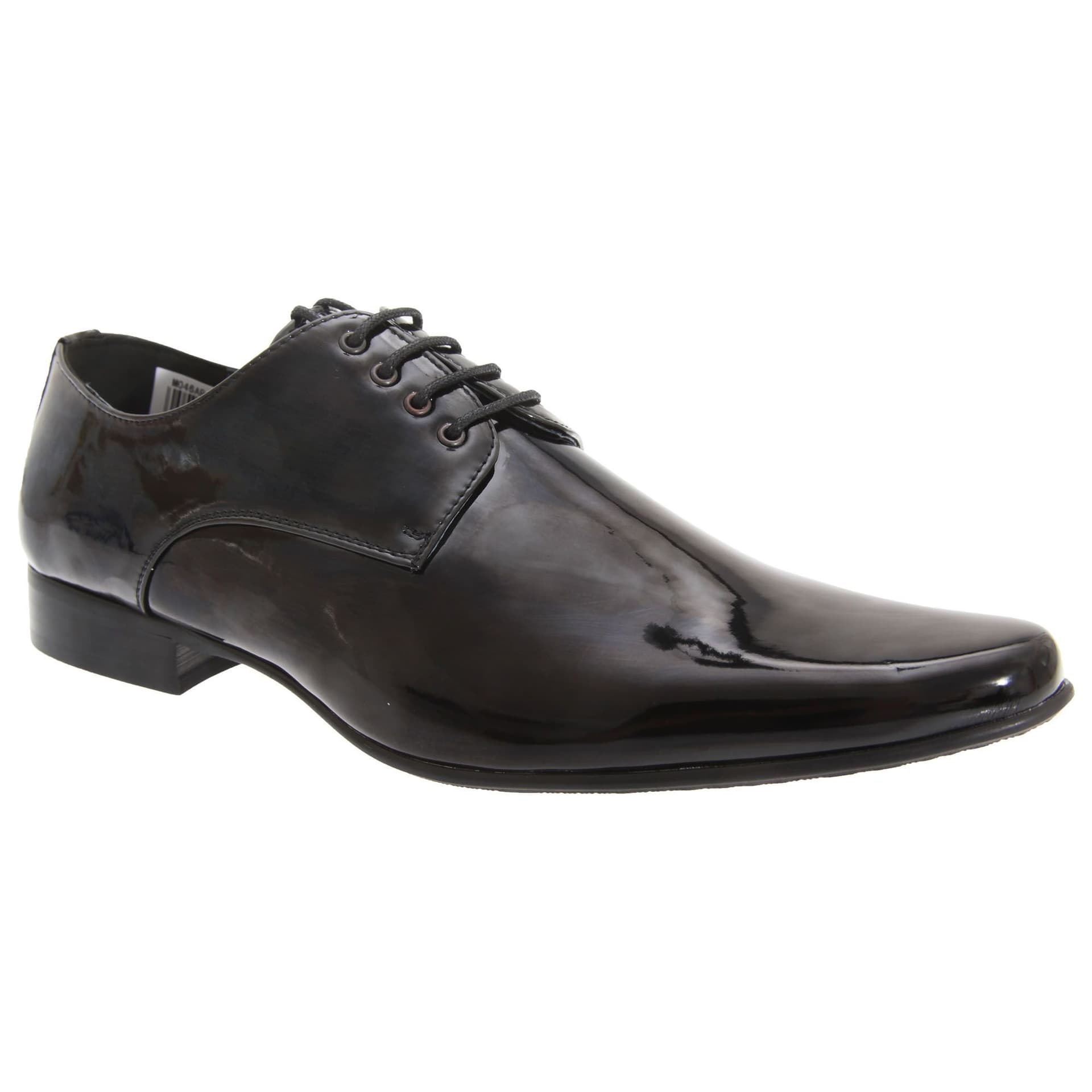 Goor Goor Men's Patent Leather Lace-Up Chisel Toe Gibson Dress Shoes