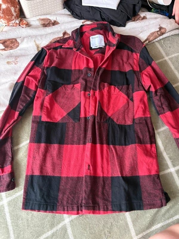 Bershka Mens flannel shirt