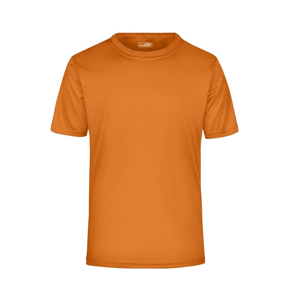 James and Nicholson James and Nicholson Men's Active T-Shirt in Orange