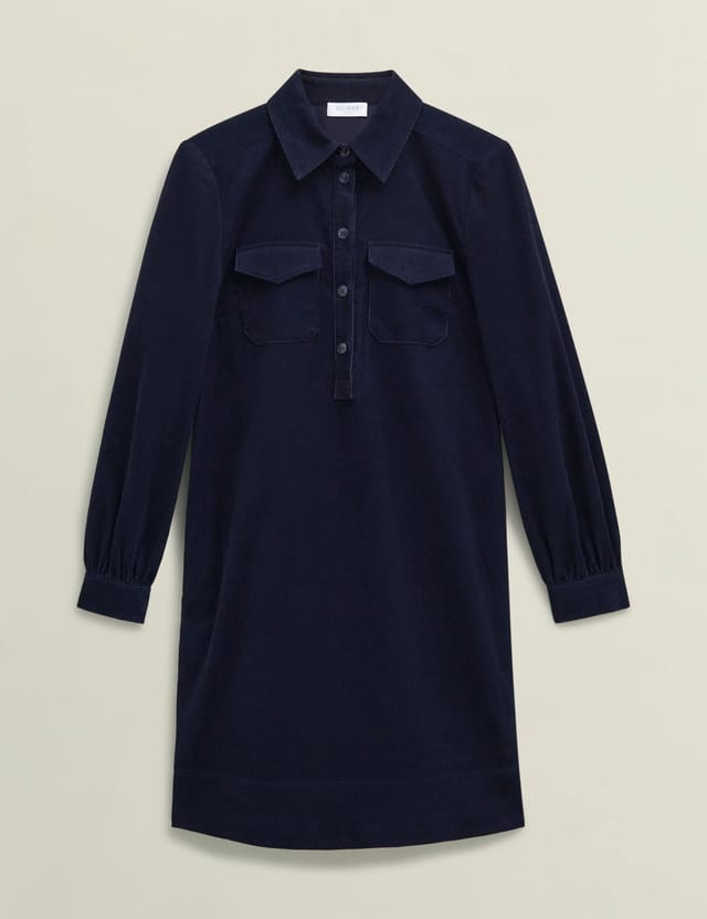 Hobbs London Hobbs London Women's Lena Dress in Dark Navy - 2