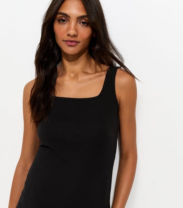 New Look Women's Maternity Black Square Neck Midi Dress New Look - 3