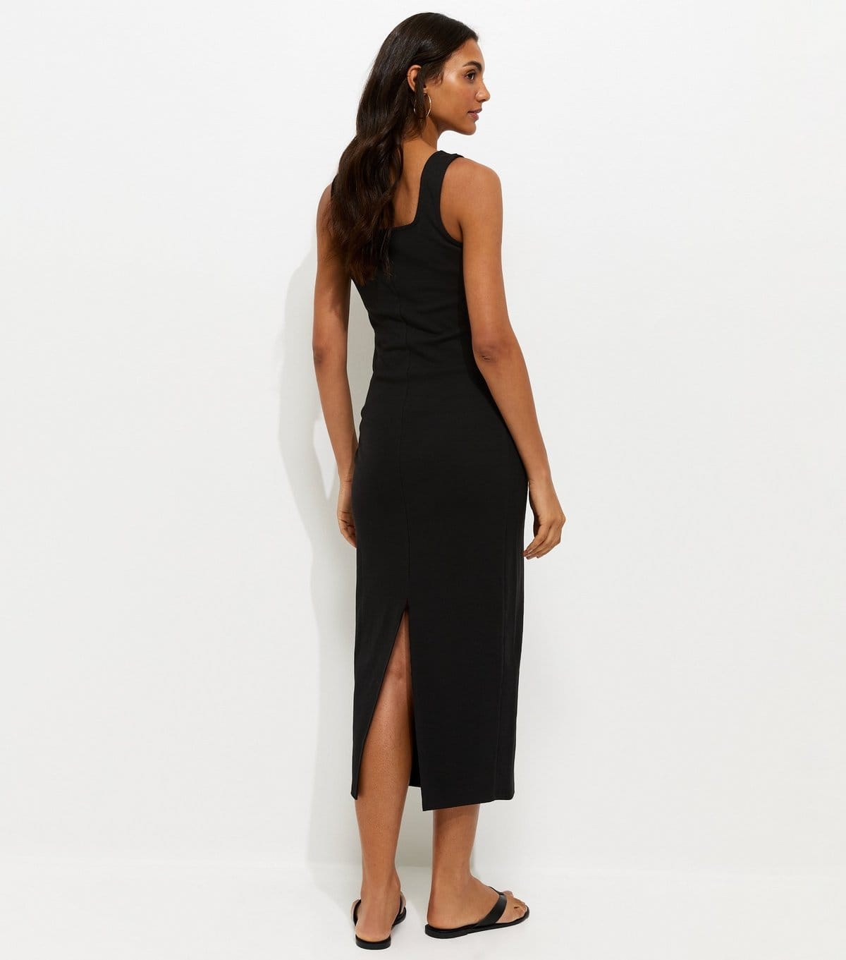 New Look Women's Maternity Black Square Neck Midi Dress New Look - 4