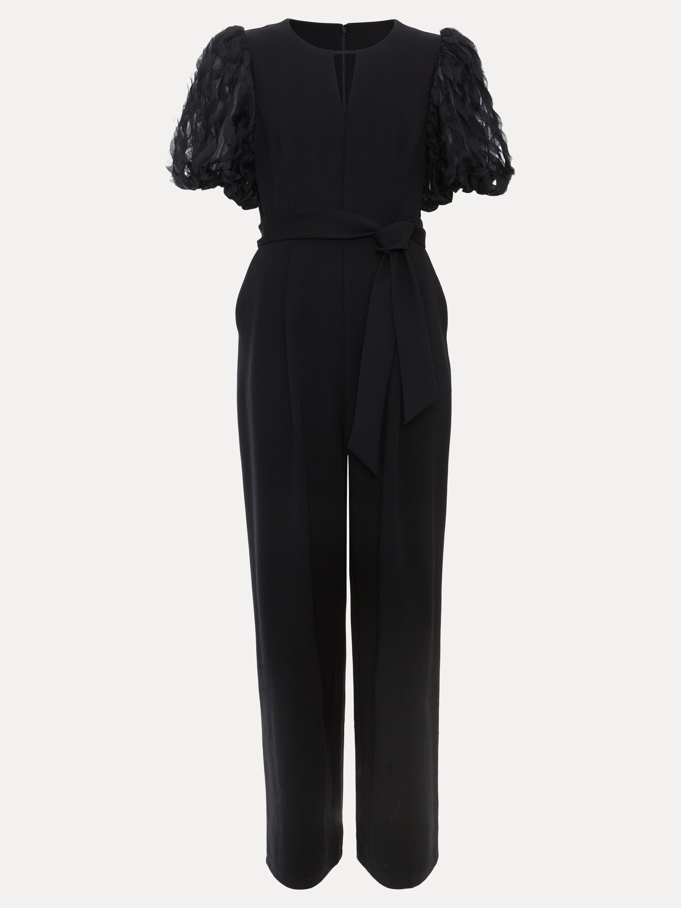 Phase Eight Phase Eight Women's Anda Puff Sleeve Jumpsuit in Black - 2