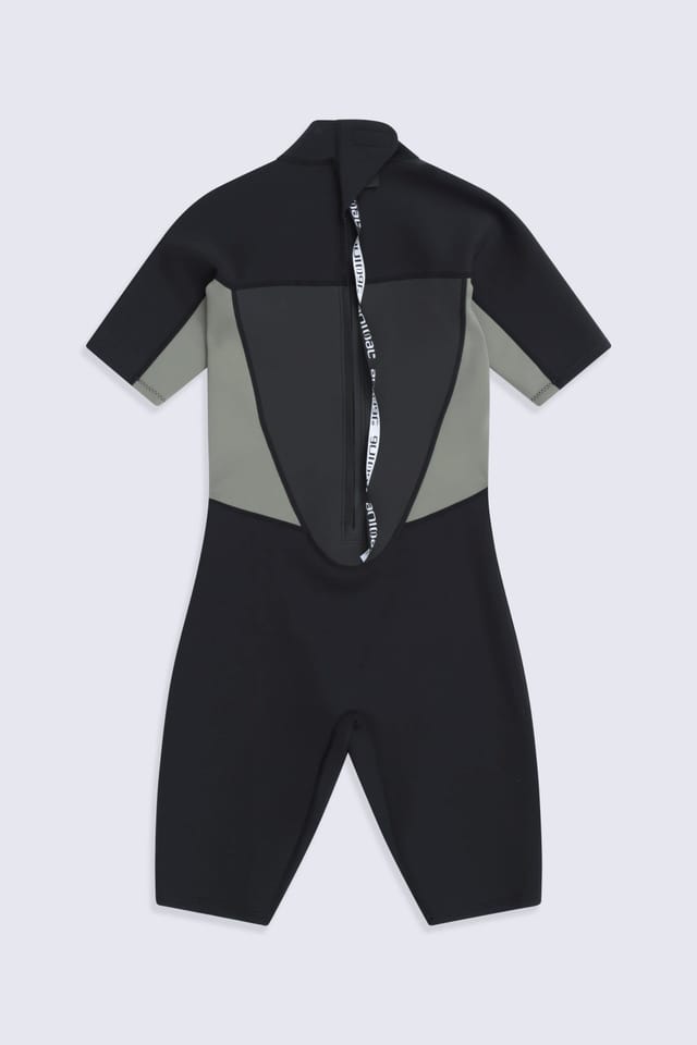 Animal Animal Men's 'Slater' Comfortable Lightweight Stretchy Swim Surf Shorty Wetsuit in Black - 2