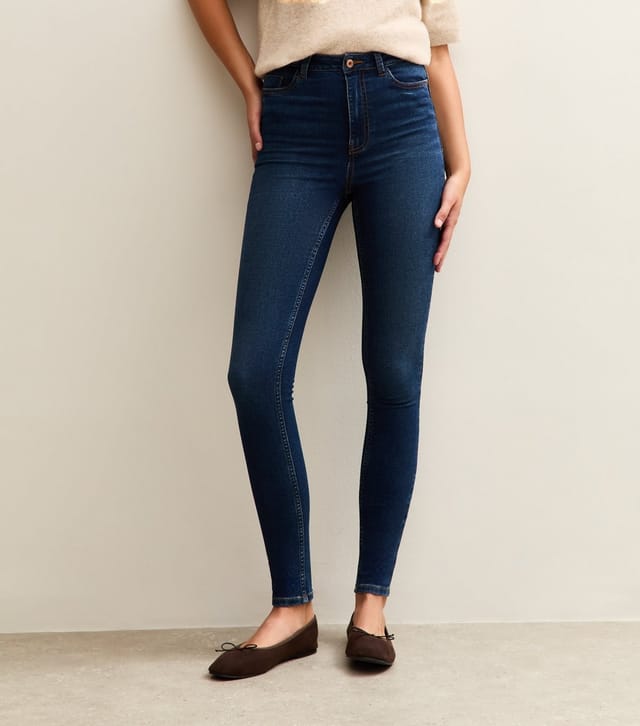 New Look Women's Tall Blue Lift & Shape Skinny Jeans New Look - 3