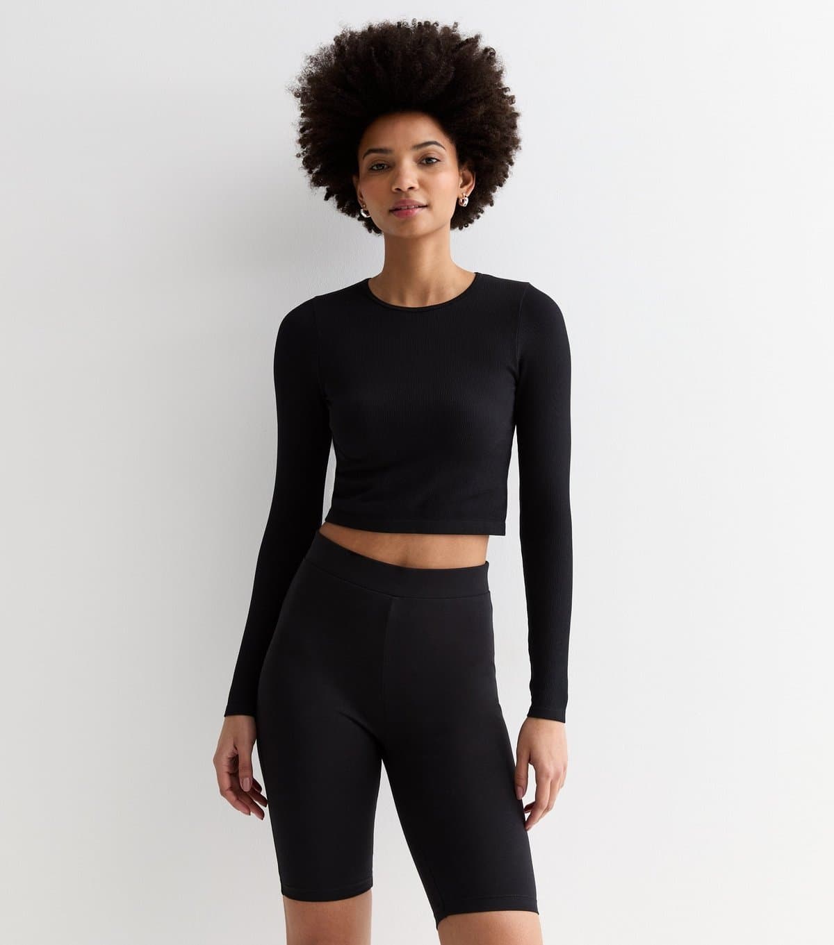 New Look Women's Tall Black Cycling Shorts New Look