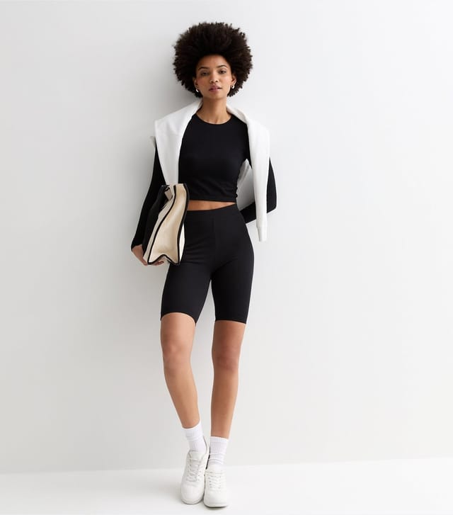 New Look Women's Tall Black Cycling Shorts New Look - 3