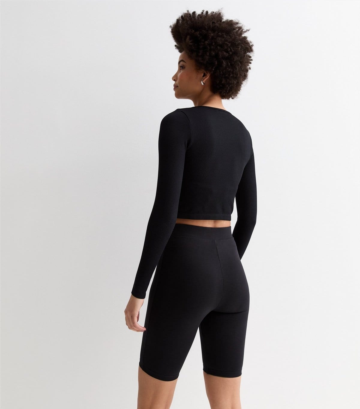 New Look Women's Tall Black Cycling Shorts New Look - 4