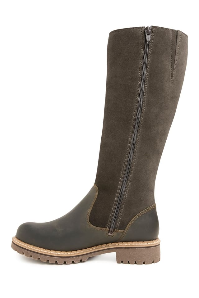 Celtic & Co Celtic & Co Women's Sheep Lined Tall Boot in Dark Olive - 3