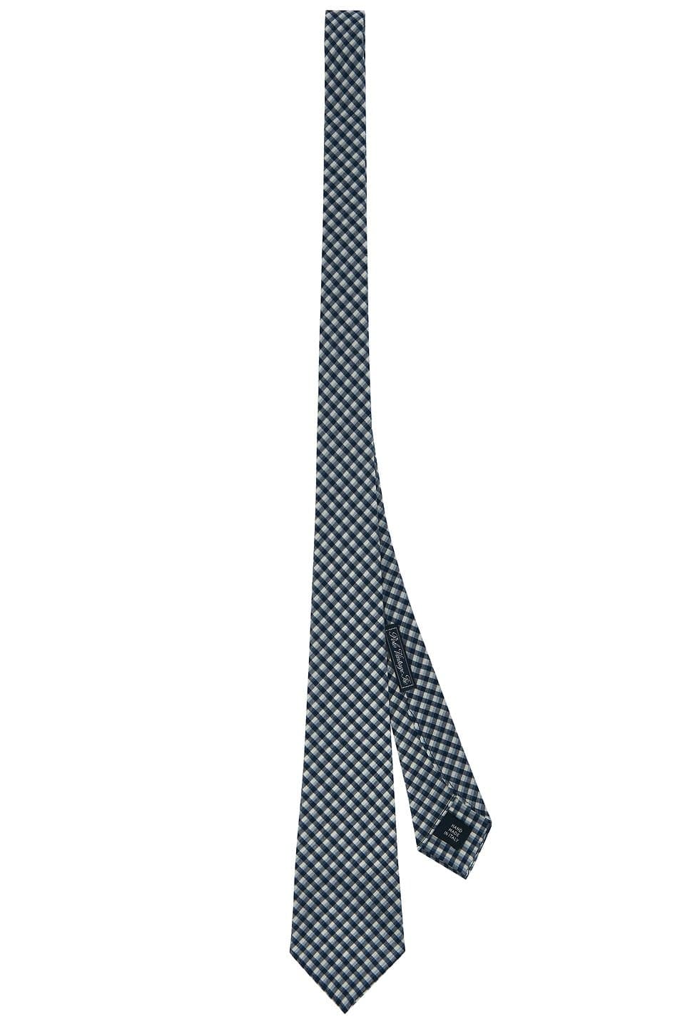 revolve Micro Gingham Vintage Neck Tie