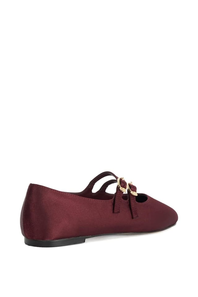 Dune London Dune London Women's 'Hypnotize' Ballet Pumps in Red - 3