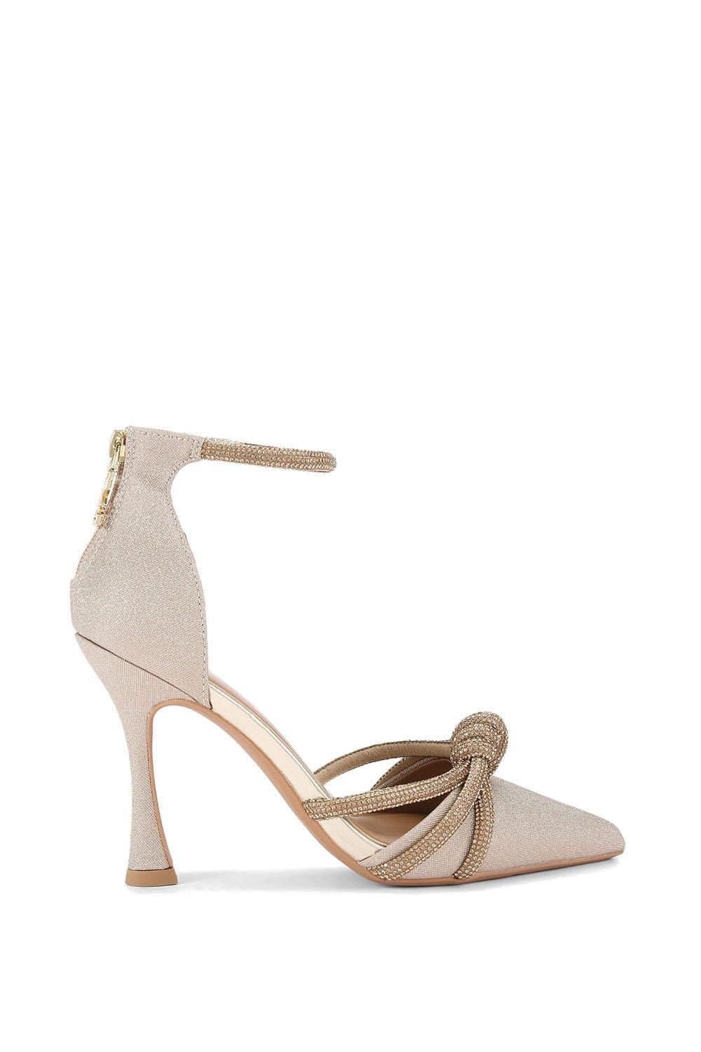 KG Kurt Geiger KG Kurt Geiger Women's 'Ava2' Fabric Heels in Gold