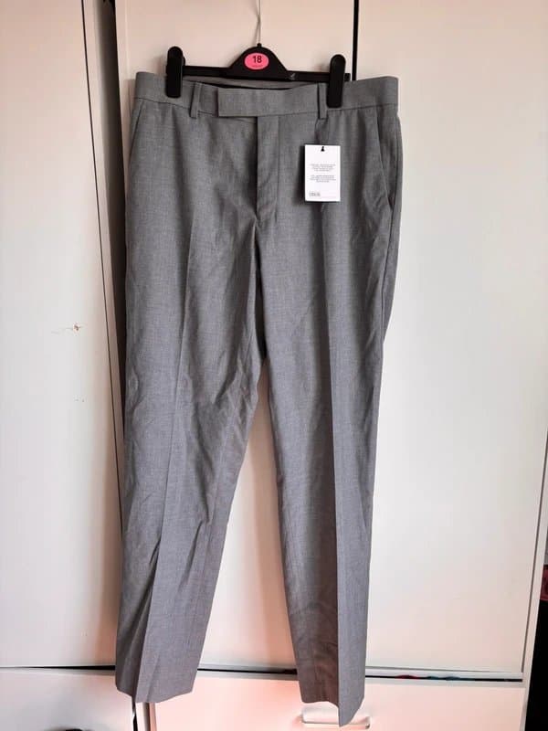 ASOS Men’s Asos Grey Suit Trousers