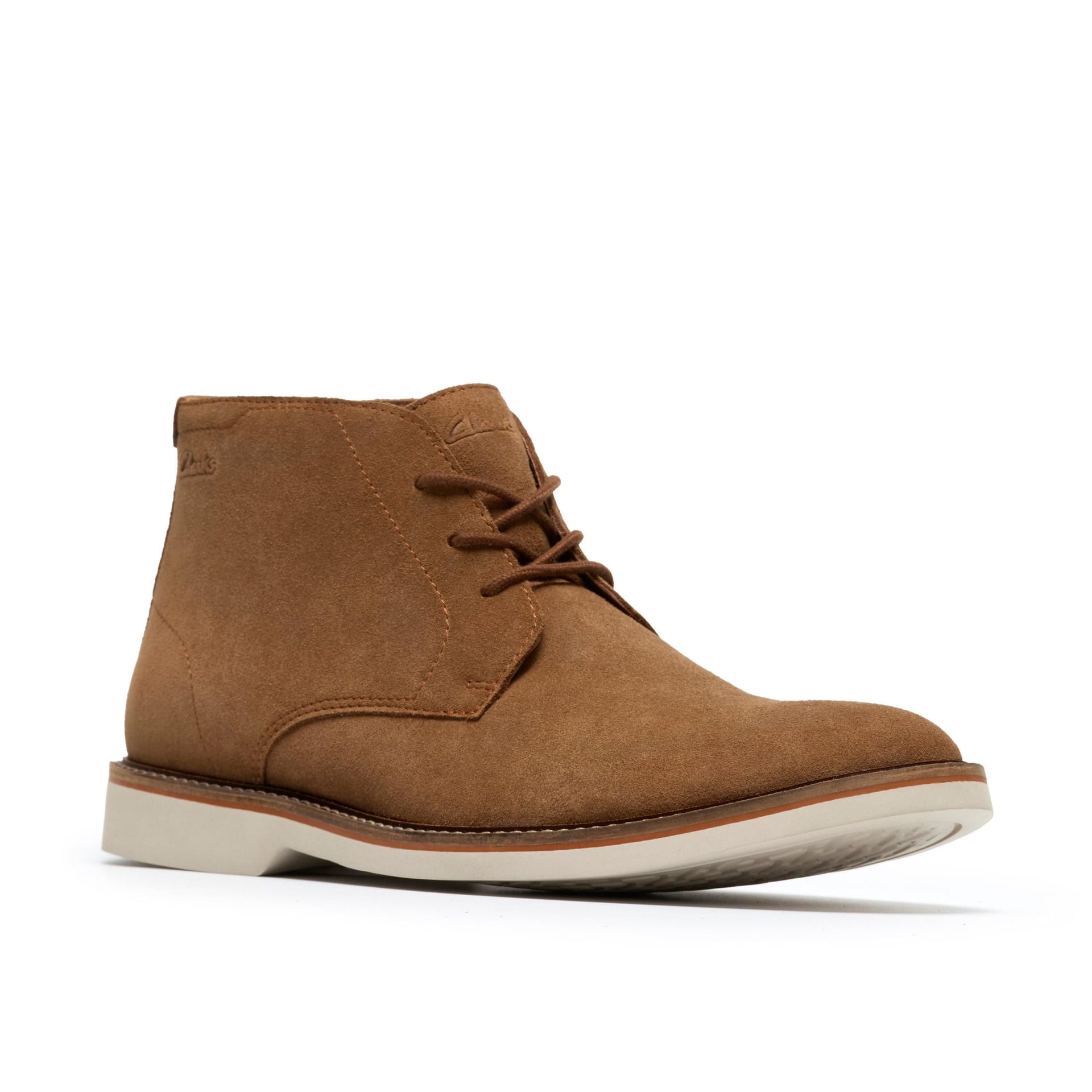 Clarks Clarks Men's AtticusLT Mid Cola Suede Ankle Boots in Brown - 4