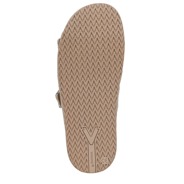 Vionic Vionic Women's Riviera Slide Sandals in Cream - 3