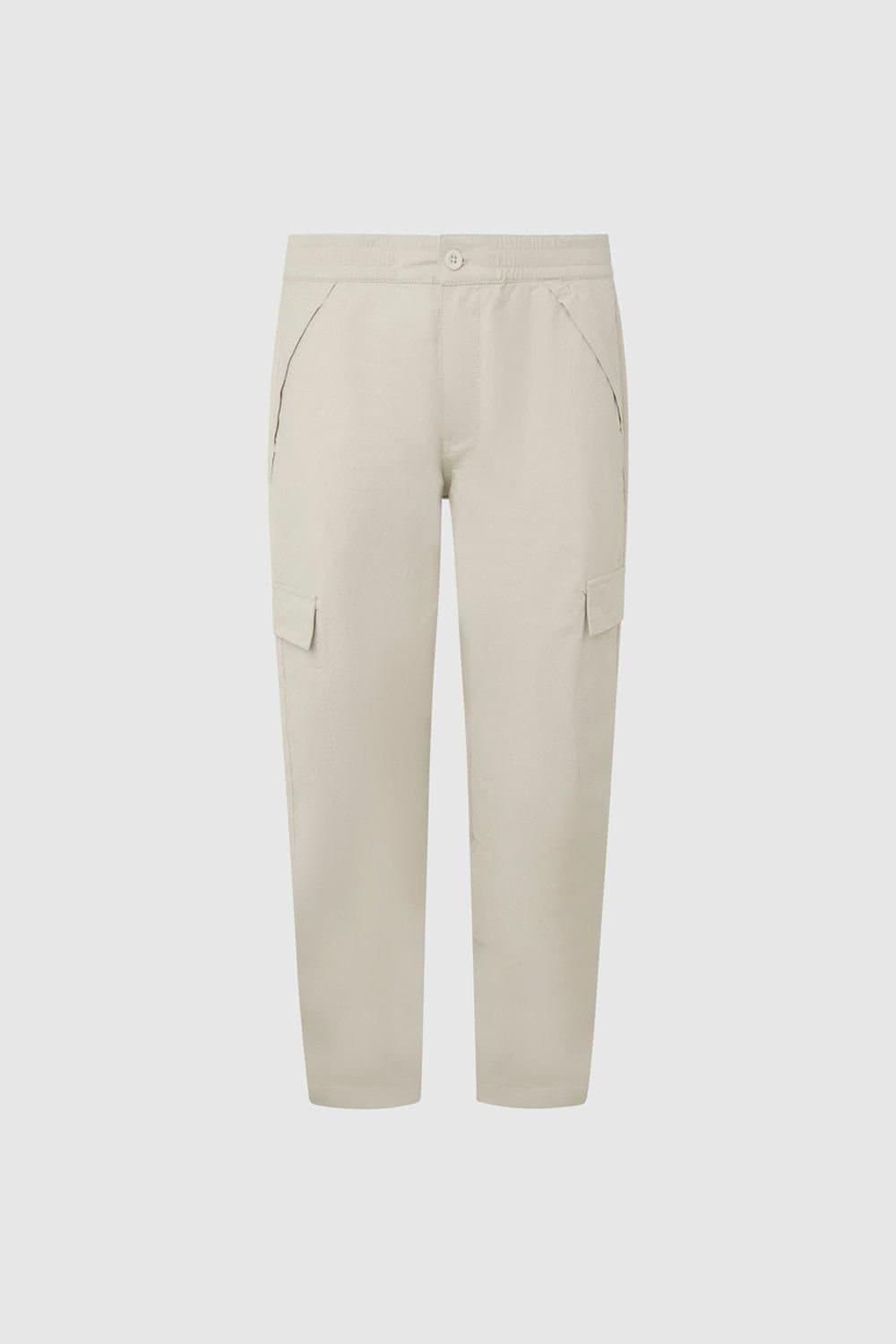 Pepe Jeans Pepe Jeans Men's Relaxed Straight Cargo Pant Stone
