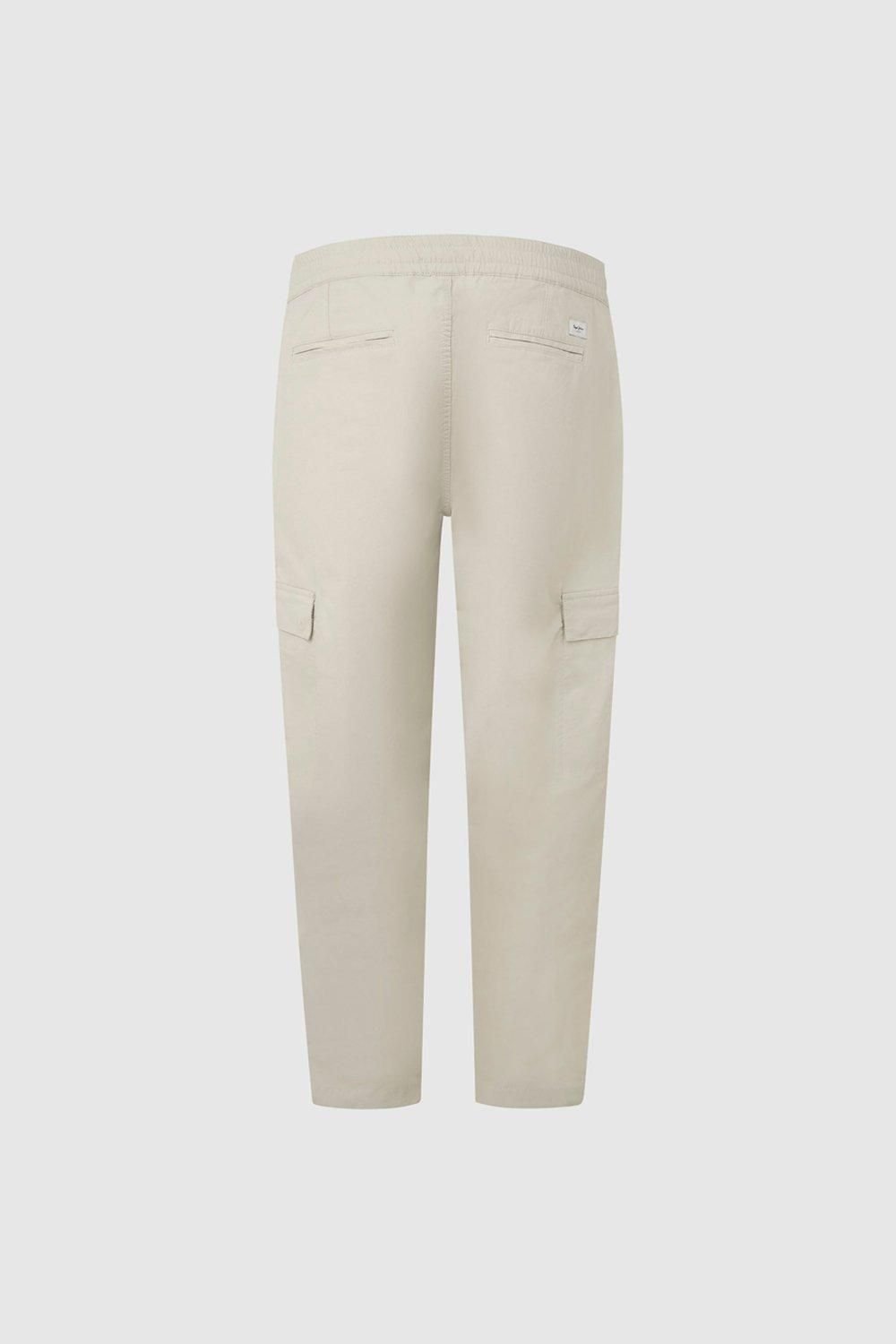 Pepe Jeans Pepe Jeans Men's Relaxed Straight Cargo Pant Stone - 2