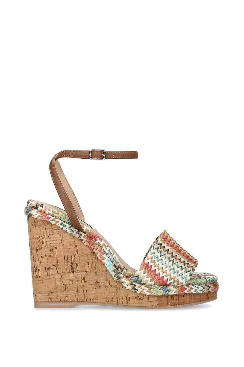 Steve Madden STEVE MADDEN Women's 'Outright Multi' Fabric Sandals - 1