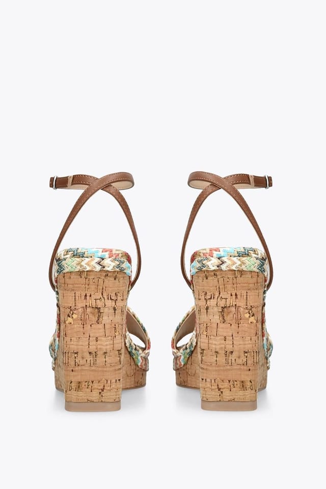 Steve Madden STEVE MADDEN Women's 'Outright Multi' Fabric Sandals - 3