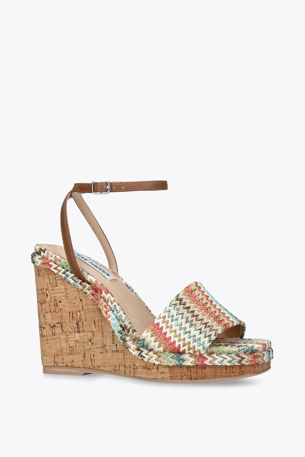 Steve Madden STEVE MADDEN Women's 'Outright Multi' Fabric Sandals - 4