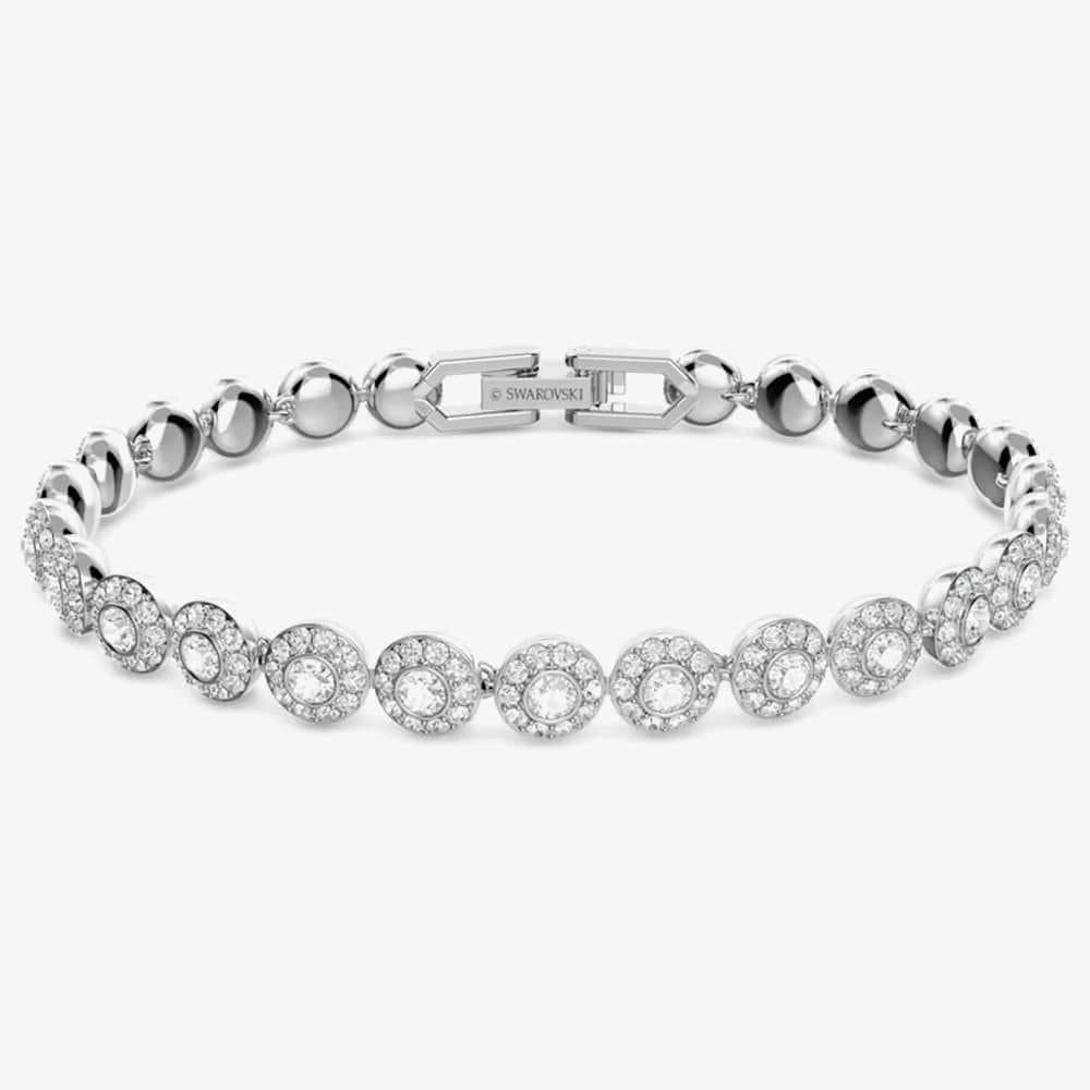Swarovski Swarovski Women's Angelic Crystal Pavé Bracelet 5071173 in Silver