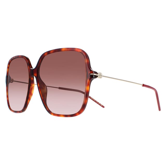 Gucci Gucci Women's Square Dark Havana Brown Gradient GG1267S - 2