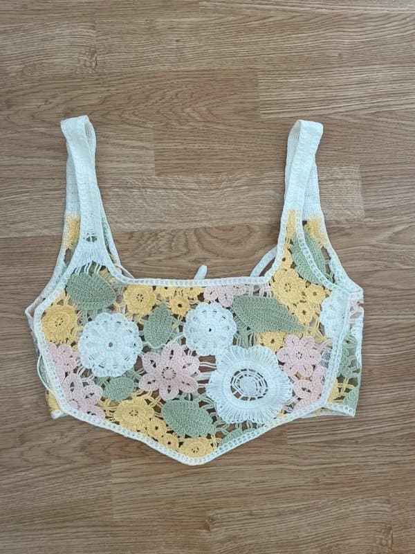 Bershka Bershka crochet crop top