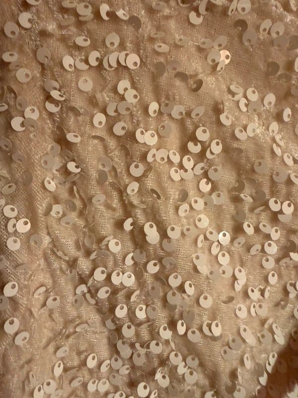 New Look New Look cream velvet sequin embellished tie front cardigan