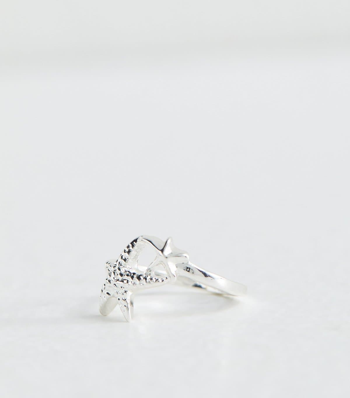 New Look Silver Tone Starfish Wrap Ring New Look