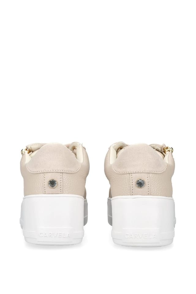 Carvela Carvela Women's 'Jive Zip' Trainers in Beige - 3