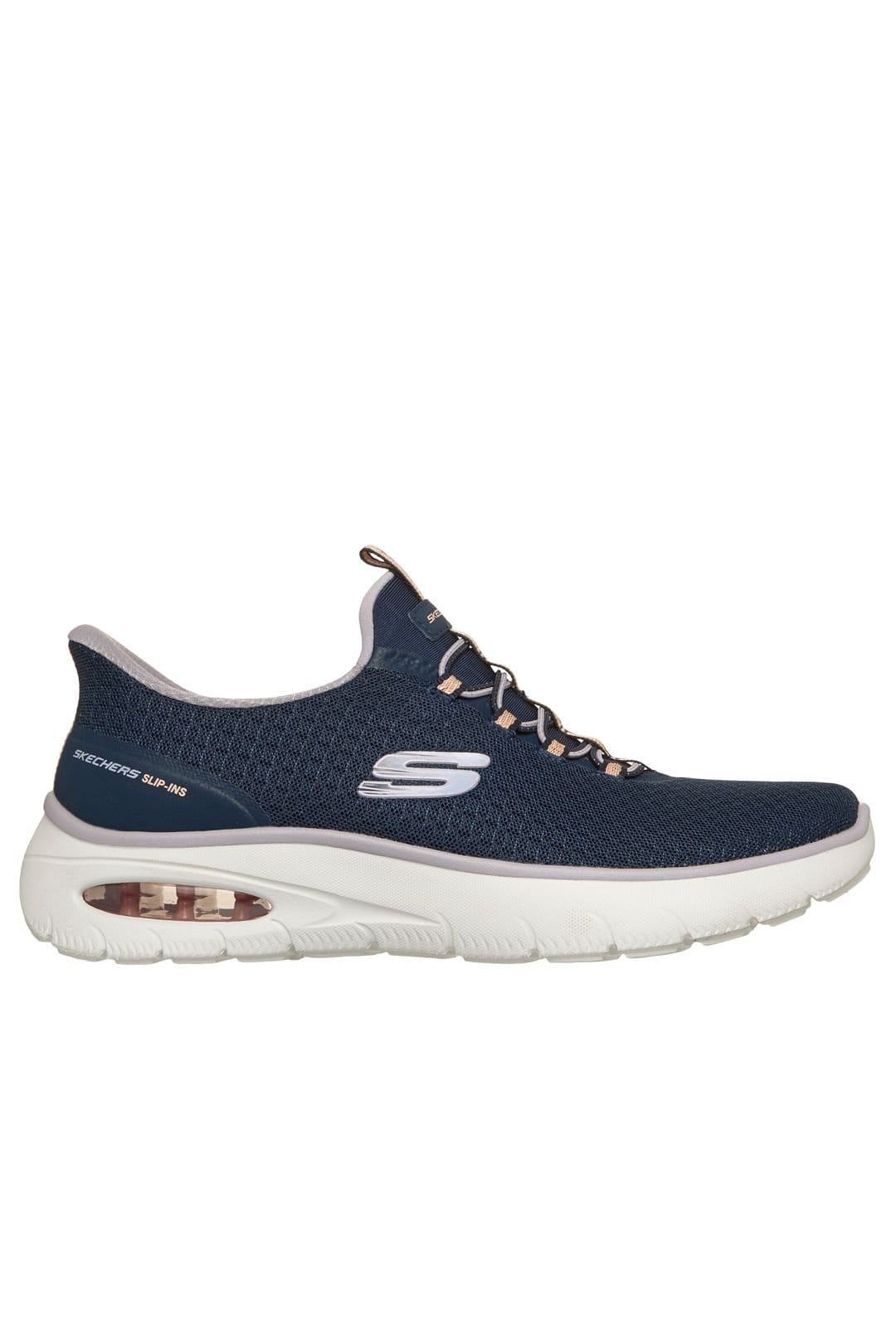 Skechers Skechers Women's SKECH-AIR SUMMITS Mesh Bungee Slip-Ins Navy - 4
