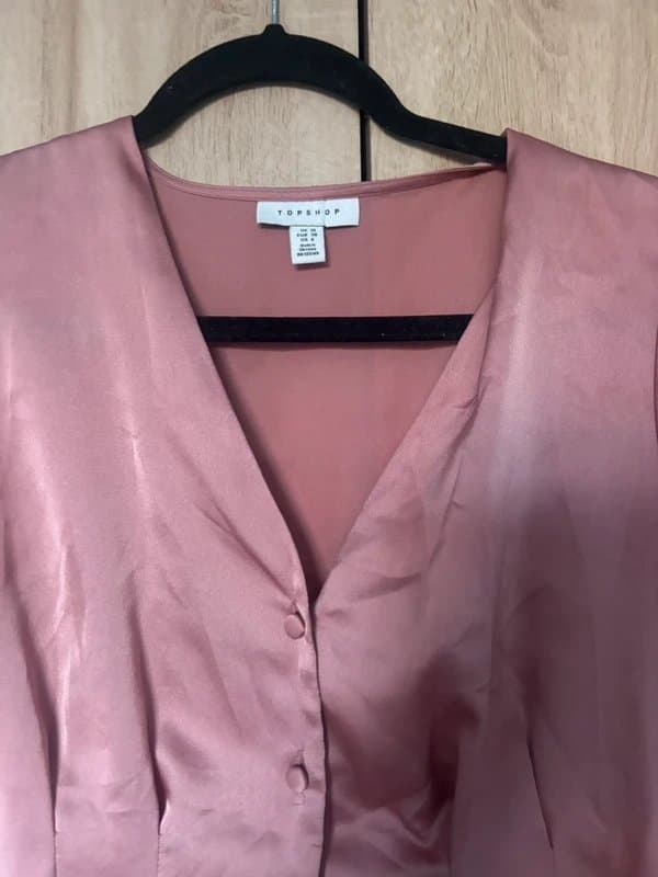 Topshop Satin Blouse