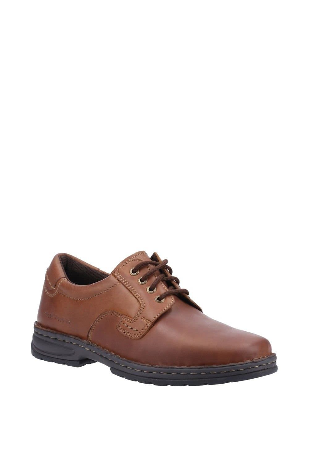 Hush Puppies Hush Puppies Men's Brown Leather Lace Shoes