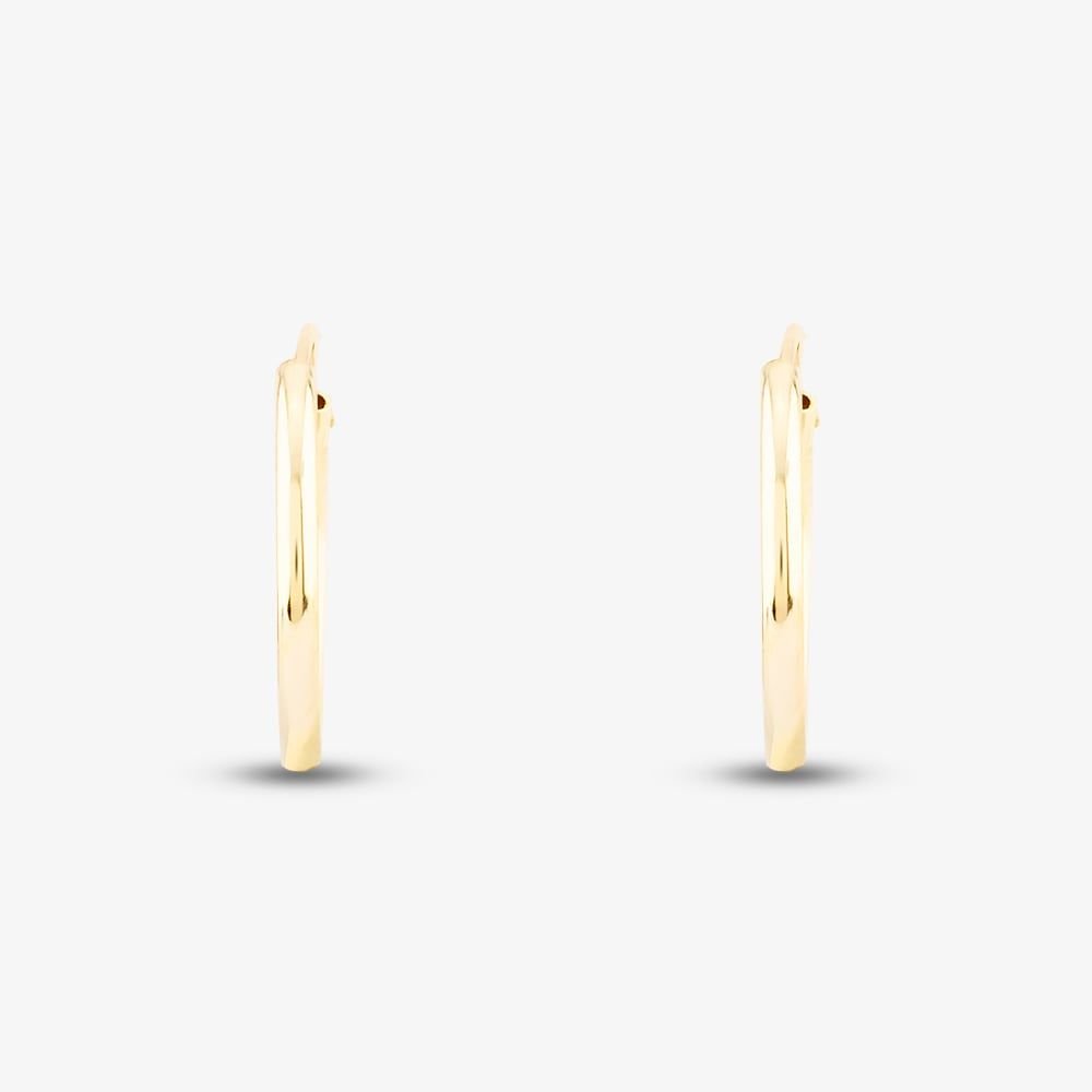 T.H.Baker T.H.Baker Women's 9ct Yellow Gold Sleeper Hoop Earrings 1.53.9799 - 2