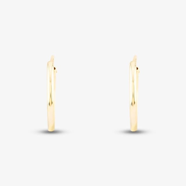 T.H.Baker T.H.Baker Women's 9ct Yellow Gold Sleeper Hoop Earrings 1.53.9799 - 2