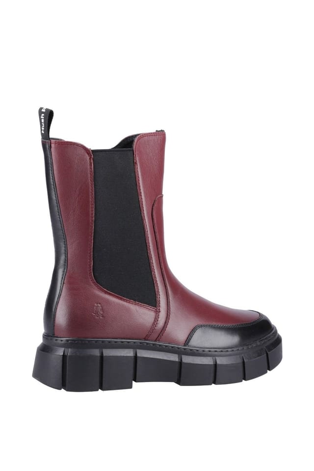 Hush Puppies Hush Puppies Women's 'Fleur' Ankle Boots in Dark Red - 2